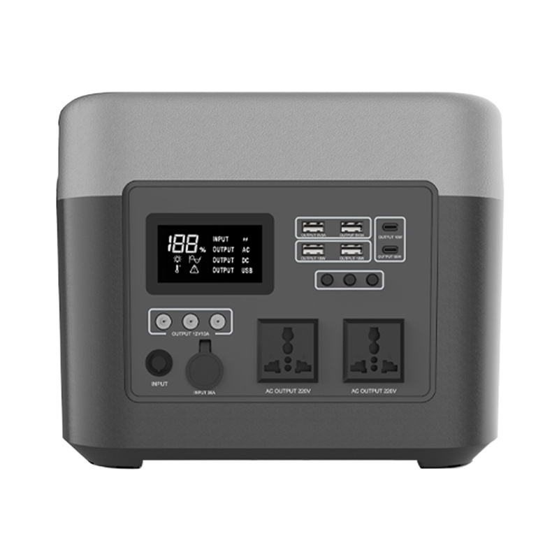 Sunbonar 1000W Portable Power Station, 1000Wh Capacity with 2x1000W AC Outlets, Solar Generator for Home Backup, Emergency, Outdoor Camping